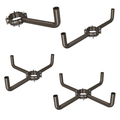 Wrap around wood pole bracket - wood,